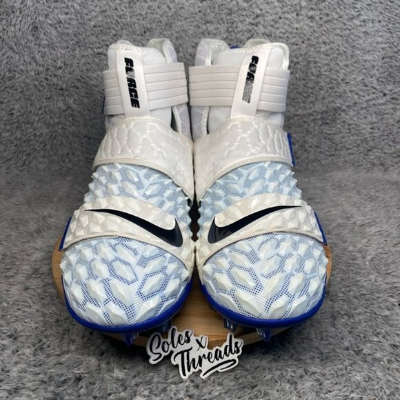 Nike Force Savage Elite 2 White Royal Blue Size 16 Men Football BV3962-105 - Picture 3 of 7